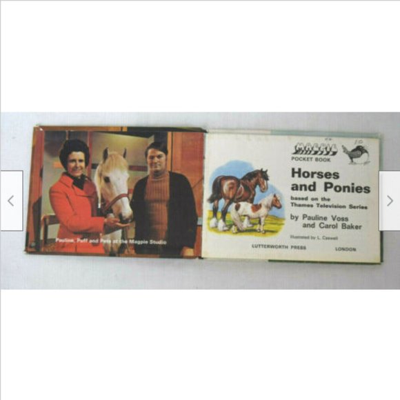 Horses and Ponies Magpie Pocket Hardcover Book Pauline Voss Carol Baker 1969 - Picture 5 of 7